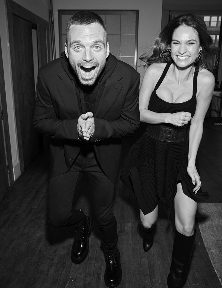 Lily James & Sebastian Stan, Variety